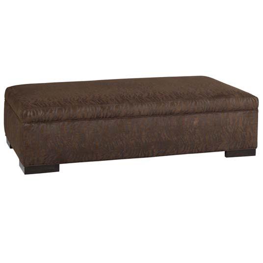Jonathan Louis Carlin 34639 Cocktail Ottoman with Inset Casters